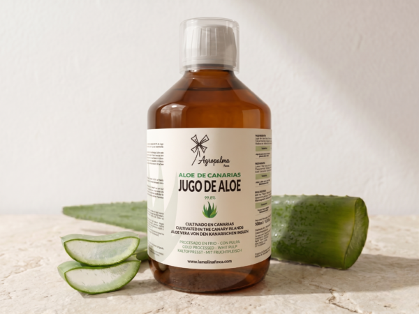 Jugo puro de aloe vera Canario